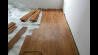 我家水泥地面高度差有5cm，想铺实木地板，无法