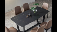 岩板餐桌桌腿是木质的好还是碳素钢的好？